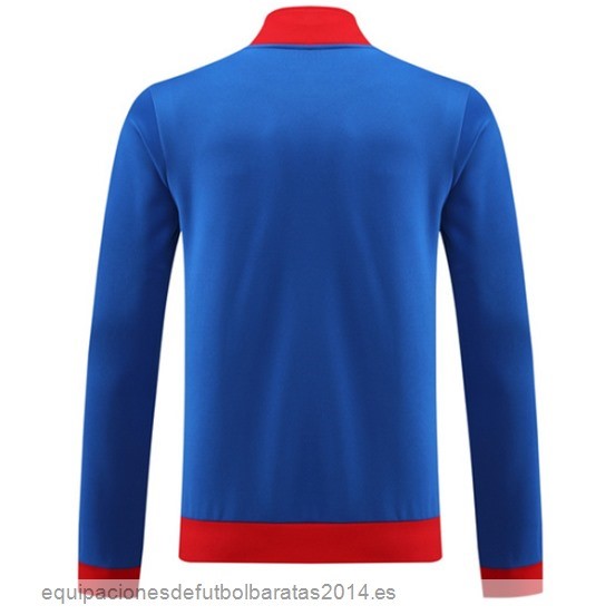 Nuevo Ropa Deportiva Con Cremallera Larga Lyon 23/24 Azul Rojo Baratas